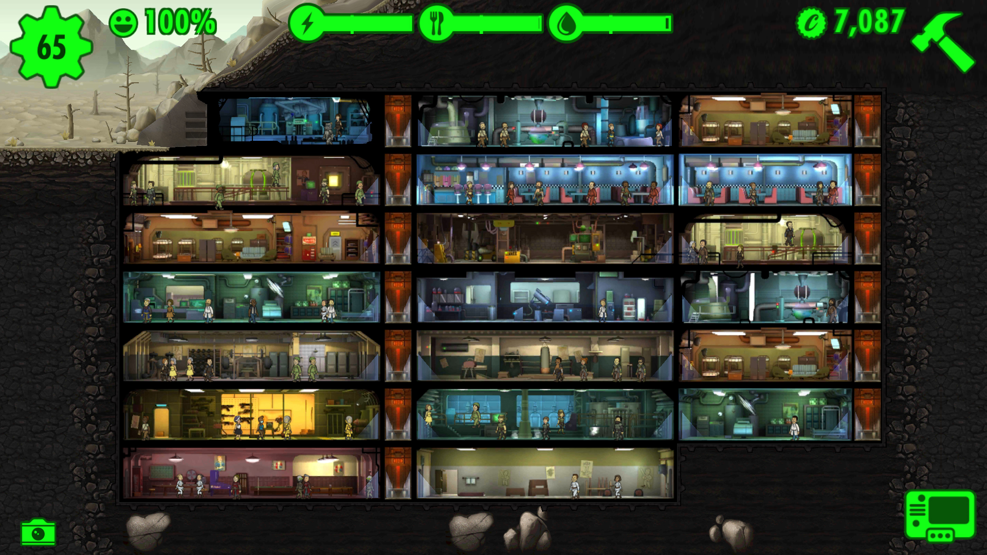 Fallout shelter в убежище должно быть 4 лыс жит фото 12