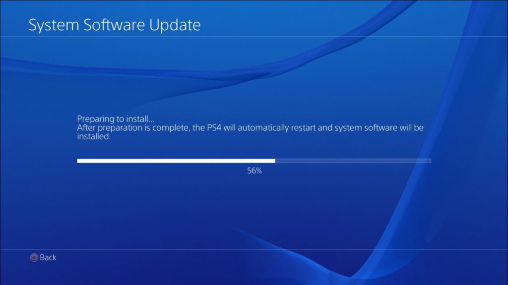 PlayStation 4 update